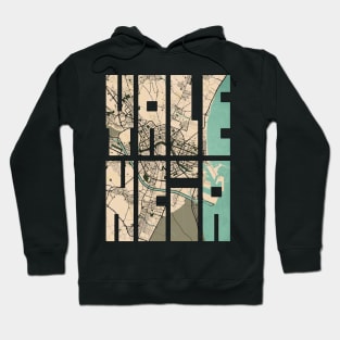 Valencia, Spain City Map Typography - Vintage Hoodie